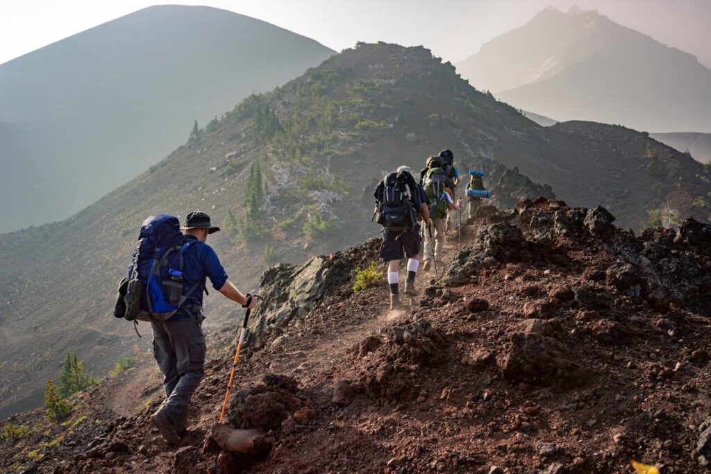 Hiking for fitness